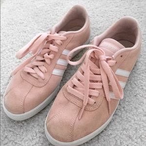 Light Pink Suede Adidas Neo